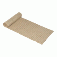 Chemin de table jute naturel quadri 28cm x 3m