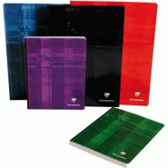Clairefontaine Lot de 5 Cahier Metric A4, 192p./96 feuilles 90 g/m² brochure dos toilé, quadrillé 5x5 - multicolore 69142