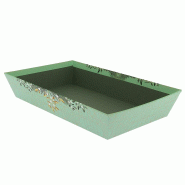 Corbeille carton rectangle Verdo 33x20 - Corbeille carton rectangle Verdo 33x20 -