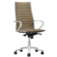 Fauteuil Classe Haut Dossier Basculant Alu Poli - Référence 7800 FD C