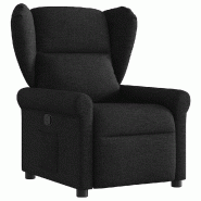 Fauteuil inclinable Noir Tissu Modèle Quermelix - 4015658