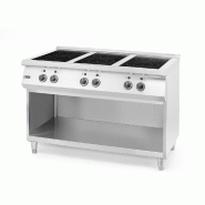 HENDI Cuisinière à induction avec 6 foyers, 400V/25500W, 1200x700x(H)890mm - inox 237397