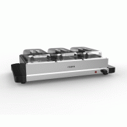 Plaque chauffante 3 bacs GN 1/3 modèle KARIF - SARO - 4017337071791