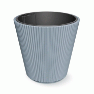 Prosperplast - Jardinière grise avec réserve d’eau, collection MILLY - 39x39x37 cm, capacité de 29 L - gris plastique polypropylène ZA5625