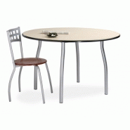 Table de cafétéria ronde Plateau Hêtre Table de cafétéria ronde Plateau Hêtre