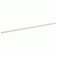 Tube rectangulaire - section 30x15mm L120cm - blanc