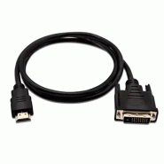 V7 HDMI (m) vers DVI-D Dual Link (m), 1 mètre, 3,3 pieds 