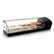 Vitrine réfrigérée à tapas SHARK  - 2 niveaux - Cuve plane - 1320 mm - SK26P | Sayl Barcelona