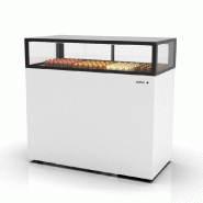 Vitrine réfrigérée INTEGRA basse humidité contrôlée sur base - 1200 mm - 1 niveau - H1150 mm - IN120/20-115H | Sayl Barcelona