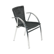 Bahamas - fauteuil aluminium tressé - Stamp