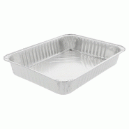Barquette aluminium 1100cc 22,6x17,7x4cm - par 700