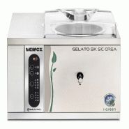 Congélateur professionnel de comptoir super-automatique. Panier fixe avec évacuation. Refroidissement par air. Modèle GELATO 5K CREA SC - 1681