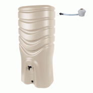 Cuve murale - récupérateur d'eau 350 litres OFG + kit collecteur - CVMROHDBG-ED02