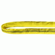 Elingue de levage tubulaire sans fin - 3 tonnes jaune 1 m