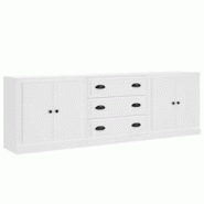 Helloshop26 - Buffet bahut commode armoire meuble de rangement organisateur cuisine salle de séjour salons 3 pcs bois d'ingénierie 02_0037015 - 3000 Helloshop26 - Buffet bahut commode armoire meuble de rangement organisateur cuisine salle de séjour salons 3 pcs bois d'ingénierie 02_0037015 - 3000