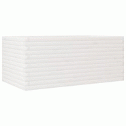 Helloshop26 - Jardinière bac lit surélevé plantes fleurs terrasse jardin 110 x 60 x 45,5 cm bois de pin massif blanc 02_0037370 - 3000214240602 Helloshop26 - Jardinière bac lit surélevé plantes fleurs terrasse jardin 110 x 60 x 45,5 cm bois de pin massif blanc 02_0037370 - 3000214240602