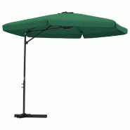 Helloshop26 - Parasol d'extérieur avec mât en acier 300 cm vert 02_0008195 - vert acier 3000438447764
