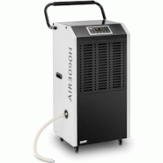 MSW - MSW Déshumidificateur Professionnel 90 l/jour Surfaces 150 m² Air Brassé 1129 m3/h avec Poignée Séchoir de chantier Absorbeur - blanc acier