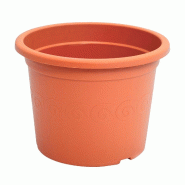 Prosperplast - Pot en plastique 1,4 L - 17x17x12,7 cm, coloris Terre cuite - orange plastique polypropylène ZA3614