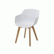 Chaise Bonnie avec pieds en bois massif Chaise Bonnie avec pieds en bois massif