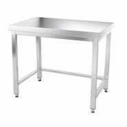 Table de travail en inox 1200 x 800 mm avec renfort PREMIUM / GOLDINOX - gris inox 3701770806102 Table de travail en inox 1200 x 800 mm avec renfort PREMIUM / GOLDINOX - gris inox 3701770806102