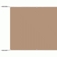 VidaXL Auvent vertical Taupe 60x1200 cm Tissu oxford Modèle Soleil Eta Prime - 148401
