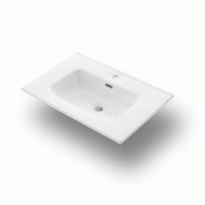 AQA Design Lavabo en céramique intégré AUGUSTO L.71 P.46,5 H.2 MPTOP460X700 - blanc céramique MPTOP460X700 AQA Design Lavabo en céramique intégré AUGUSTO L.71 P.46,5 H.2 MPTOP460X700 - blanc céramique MPTOP460X700