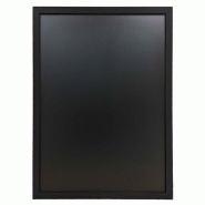 Ardoise menu murale - cadre bois - moyen format - 830 x 630 mm - 4 coloris - écriture feutre ou craie - fabrication française_0