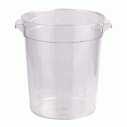 Bac alimentaire 4L Ø18,4x21,4cm transparent
