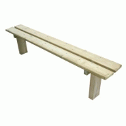Banquette champêtre en pin nord rouge - 1.50 m de longueur, 47 cm de hauteur - Livrée montée à sceller Banquette champêtre en pin nord rouge - 1.50 m de longueur, 47 cm de hauteur - Livrée montée à sceller