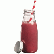 Bouteille à jus et smoothies PET transparent 25cl - par 100