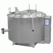 EURAST - Marmite cylindrique à gaz 200 litres chaleur indirecte - 1320x1330x940 mm - 48 Kw + 100 W 230/1V - 18613300 - inox 18613300 EURAST - Marmite cylindrique à gaz 200 litres chaleur indirecte - 1320x1330x940 mm - 48 Kw + 100 W 230/1V - 18613300 - inox 18613300