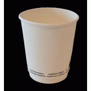 Gobelet NOVACUP 400ml- Double Paroi Isolation Thermique - FSC - Lot de 500 - blanc en carton GHW16