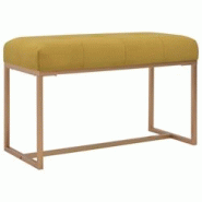 Helloshop26 - Banc banquette 80 x 36 x 45 cm moutarde velours 02_0021260 - 3000200482900 Helloshop26 - Banc banquette 80 x 36 x 45 cm moutarde velours 02_0021260 - 3000200482900