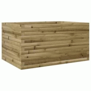 Helloshop26 - Jardinière bac lit surélevé plantes fleurs terrasse jardin 90 x 60 x 46 cm bois de pin imprégné marron 02_0038019 - 3000214023076 Helloshop26 - Jardinière bac lit surélevé plantes fleurs terrasse jardin 90 x 60 x 46 cm bois de pin imprégné marron 02_0038019 - 3000214023076