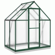 Helloshop26 - Serre tente abri plante fleur légumes avec cadre de base 169 x 114 x 202 cm aluminium vert 02_0044487 - 3000220198126 Helloshop26 - Serre tente abri plante fleur légumes avec cadre de base 169 x 114 x 202 cm aluminium vert 02_0044487 - 3000220198126