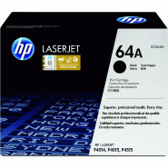 HP 64A toner LaserJet noir authentique HP 64A toner LaserJet noir authentique