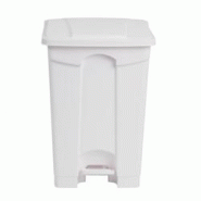 Jantex Poubelle à pédale 45 Litres en plastique blanche - 3701188033763 Jantex Poubelle à pédale 45 Litres en plastique blanche - 3701188033763