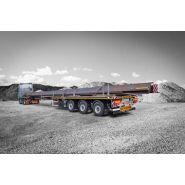 Remorque plateau pour poids lourd