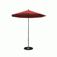 Parasol pour terrasse Pro Moorea rond Ø300cm armature + toile + housse - vermill