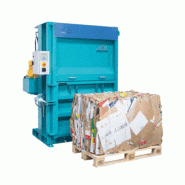 Presse à balles verticale IPV Easyline 260/520 - Robuste et Efficace pour Carton et Plastique