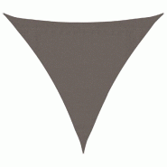 VidaXL Parasol en PEHD triangulaire 3,6 x 3,6 x 3,6 m Anthracite Modèle Jardin Lumina - noir 42280