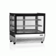 Vitrine réfrigérée droite - 67L | Tefcold - LCT750F/BLACK