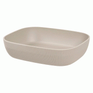 ADRIER - CC-0122-BEIG - (Pack de 6 unités) - Bol rectangulaire 4,4L GN 1/2 x 7,5 cm prof. - Beige - beige plastique CC-0122-BEIG ADRIER - CC-0122-BEIG - (Pack de 6 unités) - Bol rectangulaire 4,4L GN 1/2 x 7,5 cm prof. - Beige - beige plastique CC-0122-BEIG