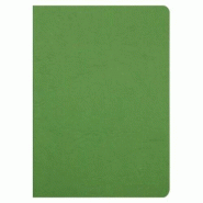 Clairefontaine Lot de 5 Cahier Age Bag A4, 96p./48 feuilles 90 g/m² piquées, couv. Coloris vert, uni - 3329687330031