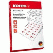 Etiquette universelle, 105 x 57 mm, blanc - Lot de 2 Etiquette universelle, 105 x 57 mm, blanc - Lot de 2