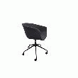 FAUTEUIL À ROULETTES ARPER LINZI GRIS FONCÉ - RECONDITIONNÉ