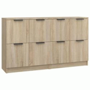 Helloshop26 - Buffet bahut commode armoire meuble de rangement organisateur cuisine salle de séjour salons lot de 2 sonoma 60 x 30 x 02_0036812 - 300 Helloshop26 - Buffet bahut commode armoire meuble de rangement organisateur cuisine salle de séjour salons lot de 2 sonoma 60 x 30 x 02_0036812 - 300