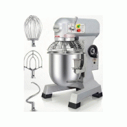 Leevot batteur mélangeur planétaire professionnel B15 - 15L - moteur 600W transmission engrenages - 3 vitesses - cuve inox (SZM15G) - SZM15G-220V