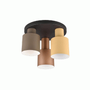 Plafonnier Led 3x E27, max. 40W, Multicouleur - Trio - Agudo - multicolore 4017807574616